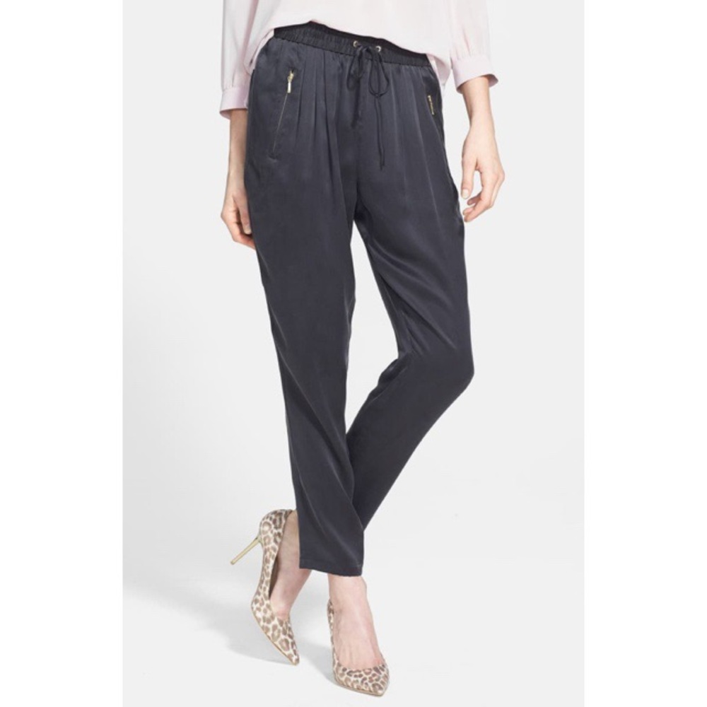 PAIGE Shani Silky Pull in Draw String Jogger Pants